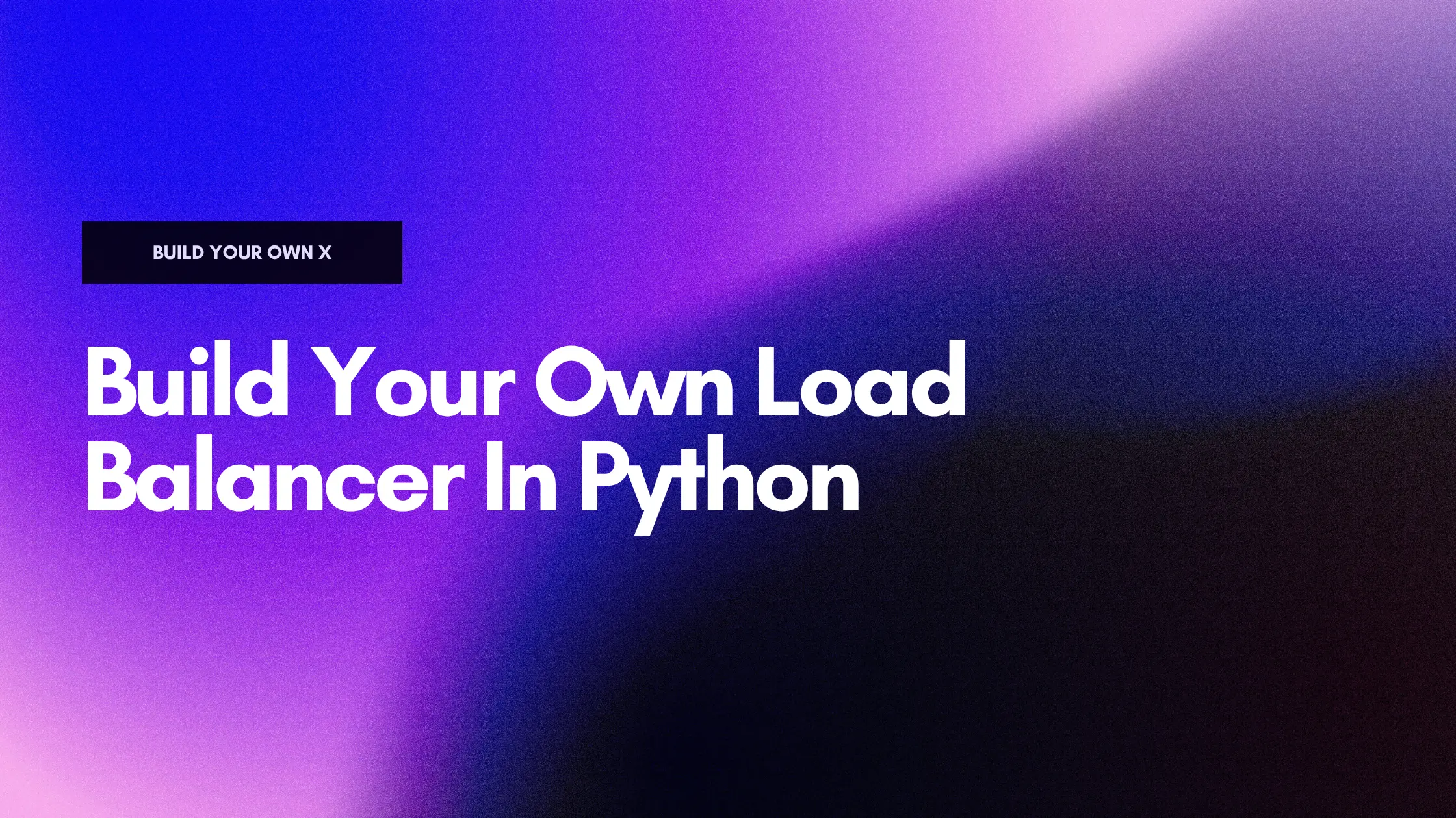 Build Your Own Load Balancer In Python